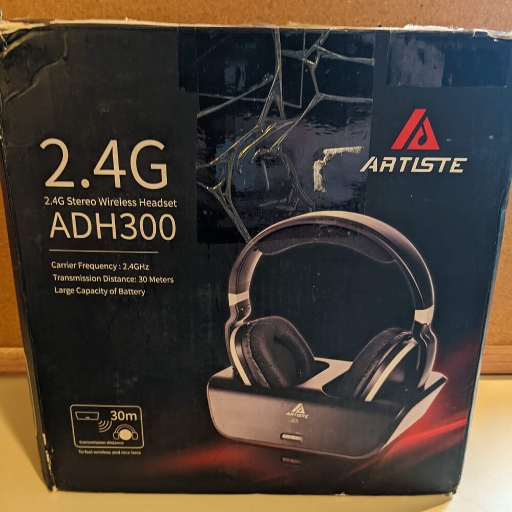 Artiste ADH300 Wireless TV Headphones